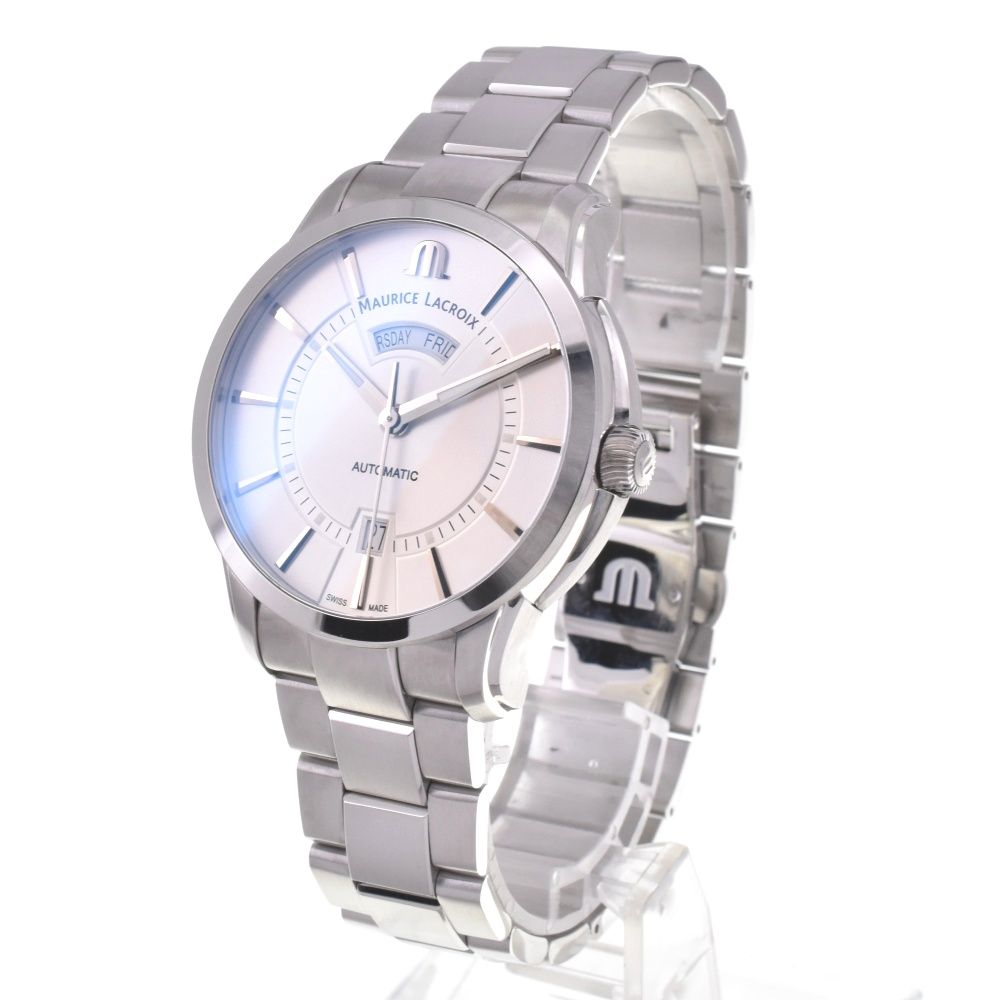 モーリスラクロア MAURICE LACROIX PT 6358 SS 002 130 1 ポントス デイデイト 自動巻き メンズ 内 き G 142294