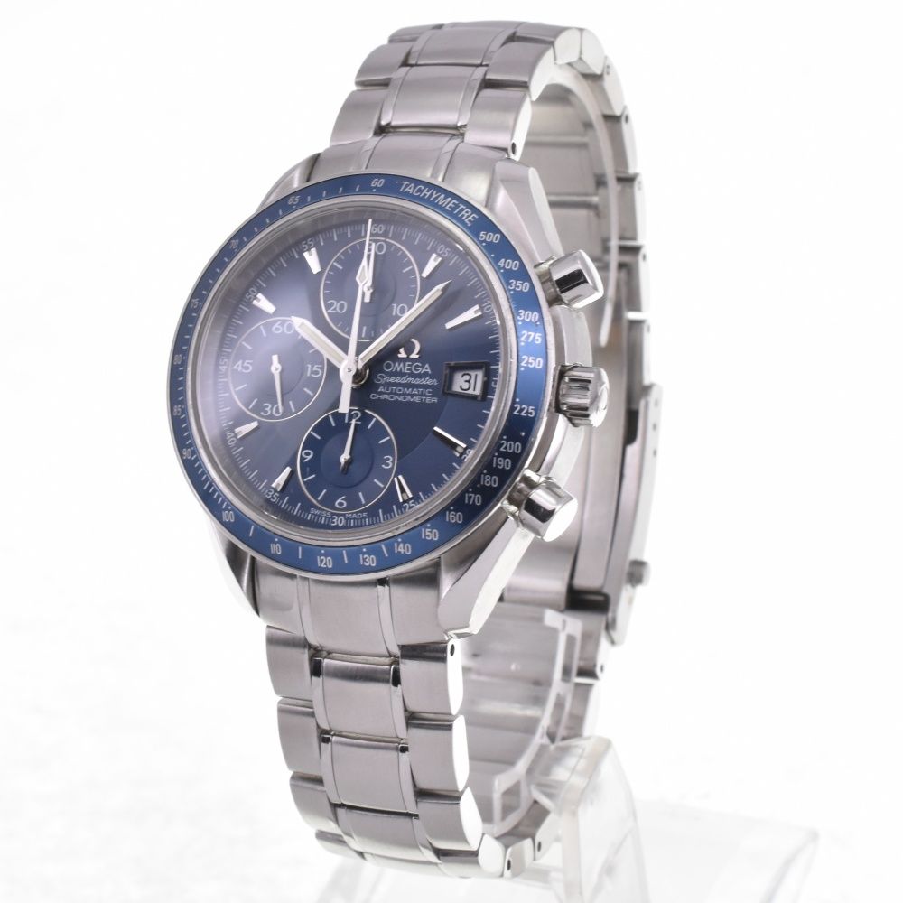 オメガ OMEGA 3212 80 スピードマスター クロノグラフ デイト 自動巻き メンズ 保証書付き G 142380