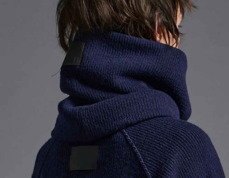 ♥ COGTHEBIGSMOKE KAI SNOOD コグザビッグスモーク スヌード マフラー ネックウォーマー ブラック ウール ニット