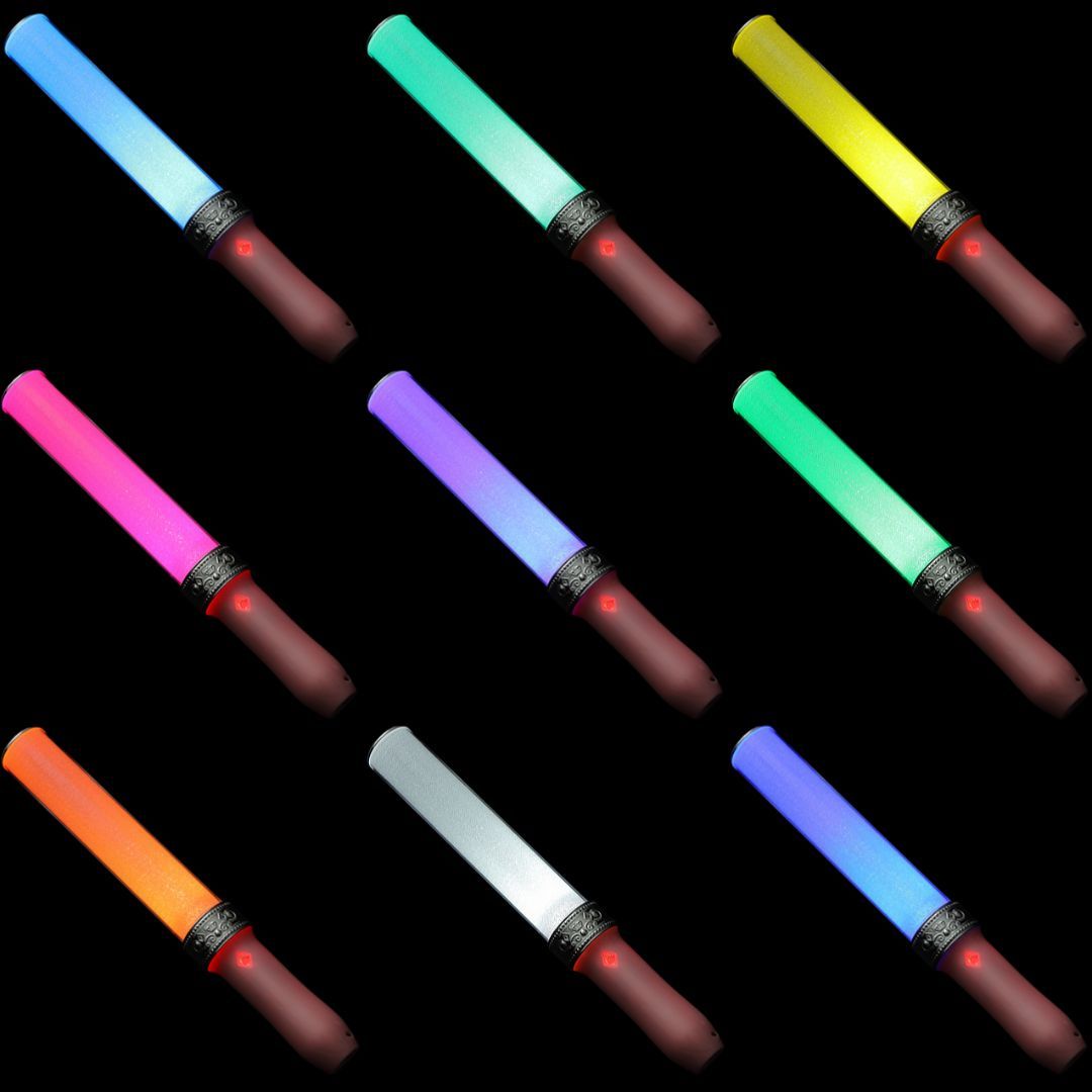  3本セット キングブレード X 10 FAVE シャイニング ペンライト キンブレ LED コンサート ライブ 応援グッズ 推し色ジャンプ RGBWY搭載 黄色がきれい KING BLADE エネループ 充電式 エボルタ 対応 ペンライト その他