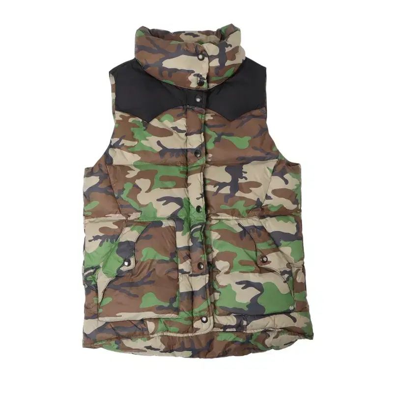 デニムアンドサプライ カモフラージュ ダウン ベスト