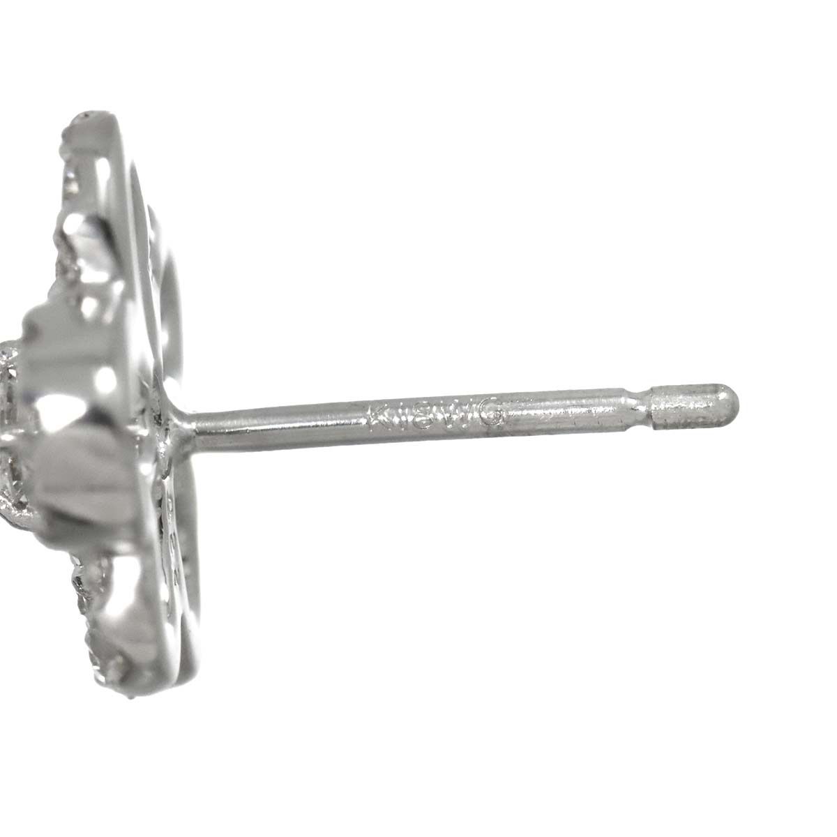 ポンテヴェキオ Ponte Vecchio ダイヤ 0.22ct/0.22ct ピアス K18 WG