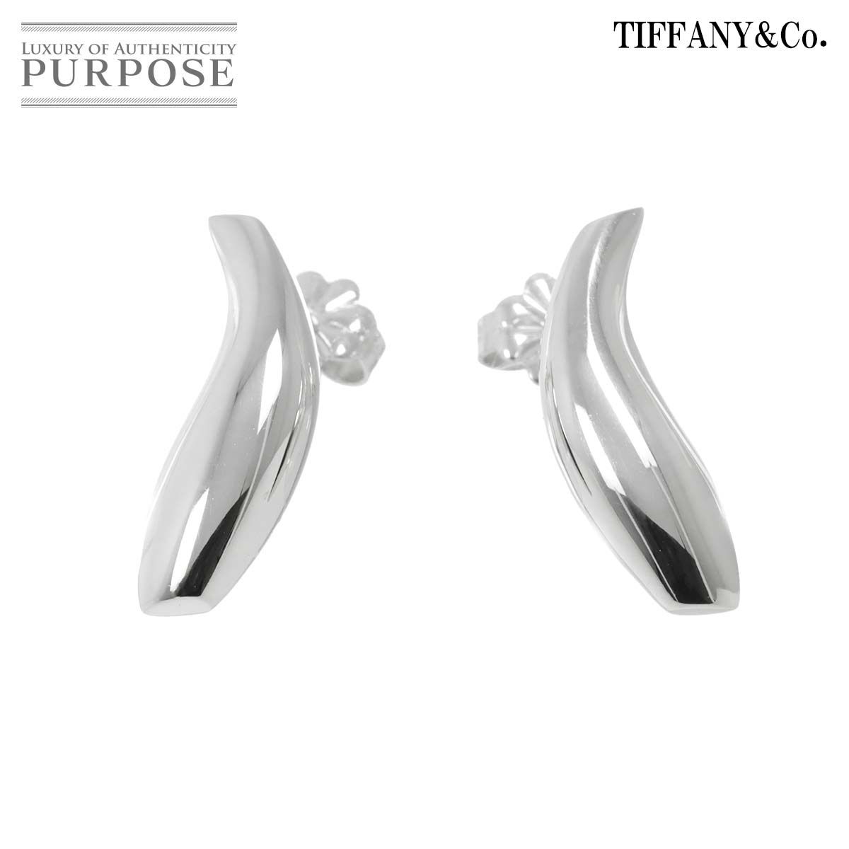 ティファニー TIFFANY CO フランク ゲーリー フィッシュ ピアス SV 925 シルバー Earrings Pierced