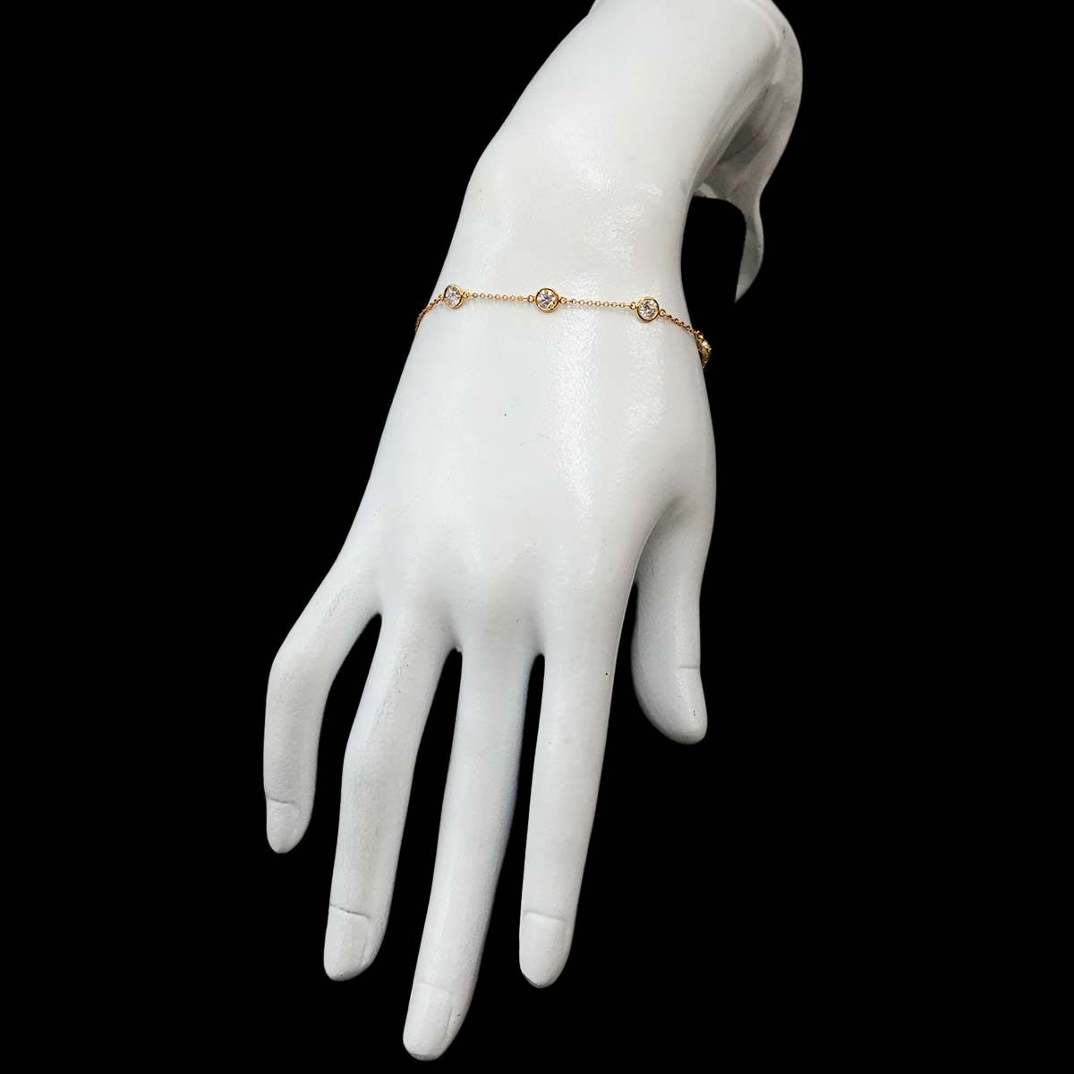 ティファニー TIFFANY&CO. バイザヤード ダイヤ 7P ブレスレット 19cm 