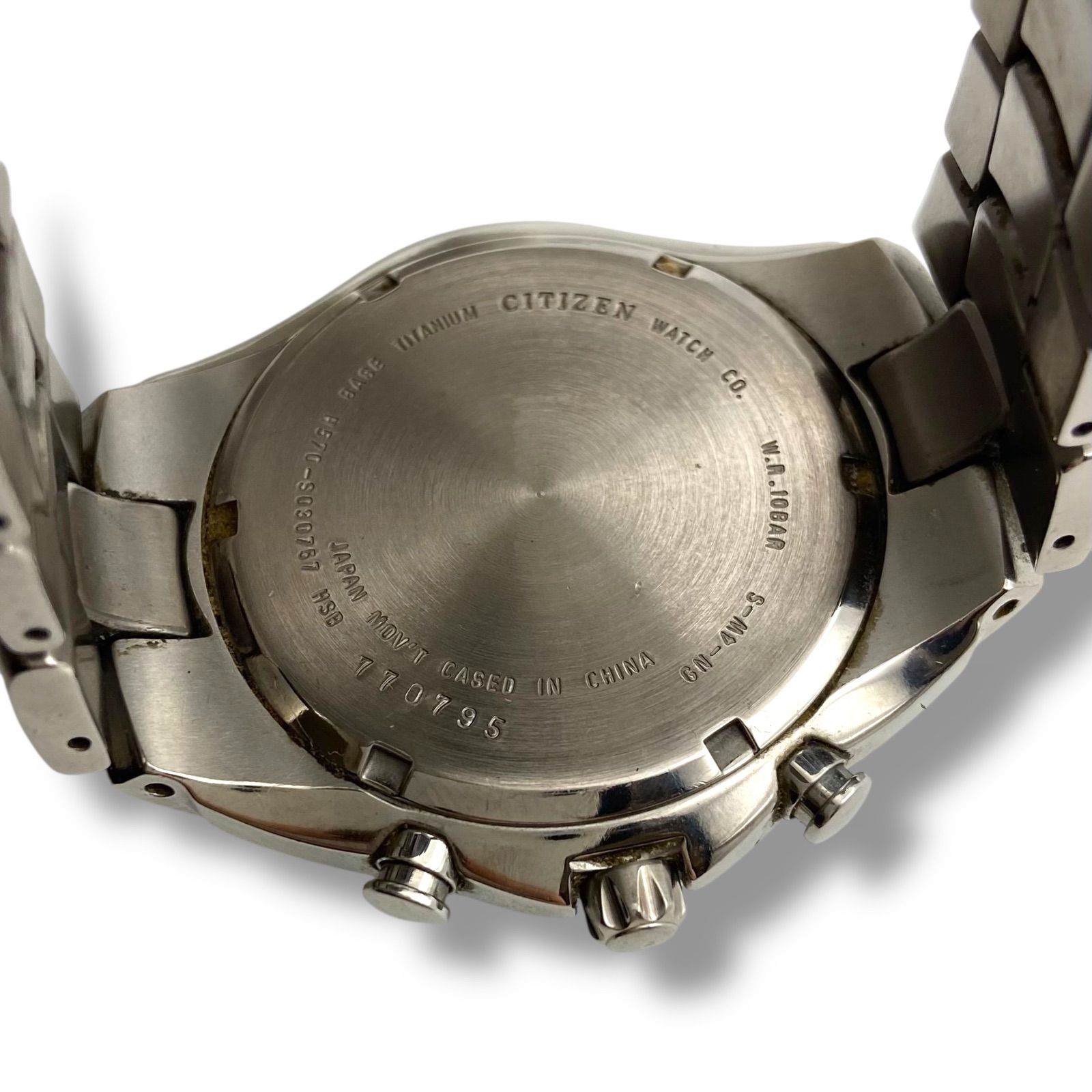  訳あり 稼働 シチズン 腕時計 ソーラー クロノグラフ デイト ts 84 その他 時計