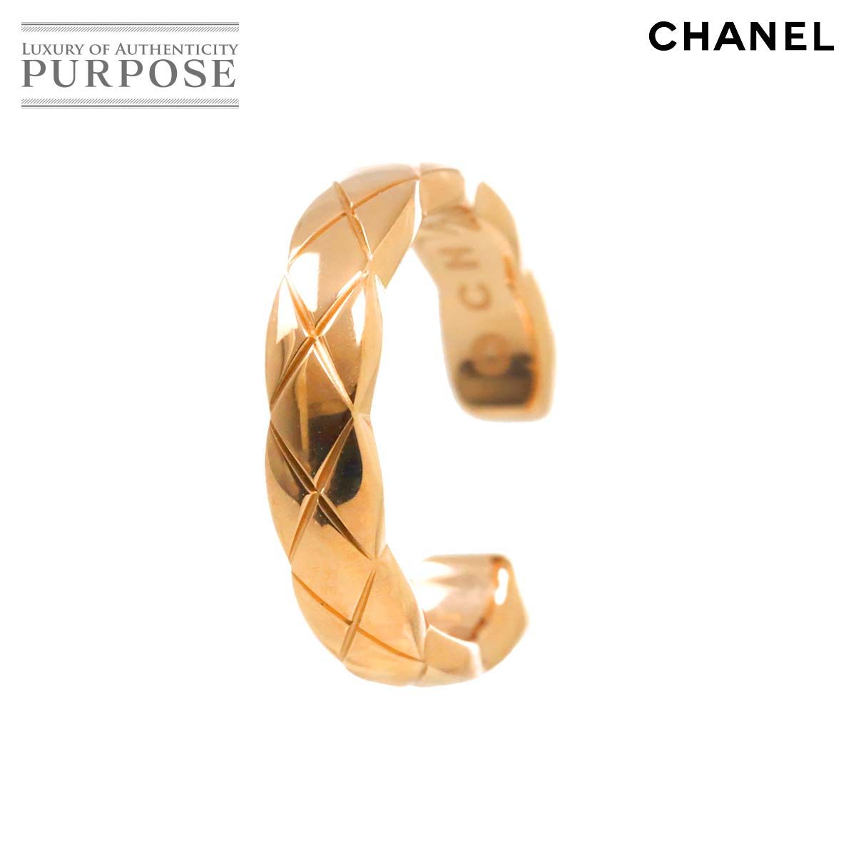 シャネル CHANEL ココクラッシュ イヤーカフ K 18 PG ピンクゴールド 750 片方のみ 片耳 Coco Crush Ear cuff