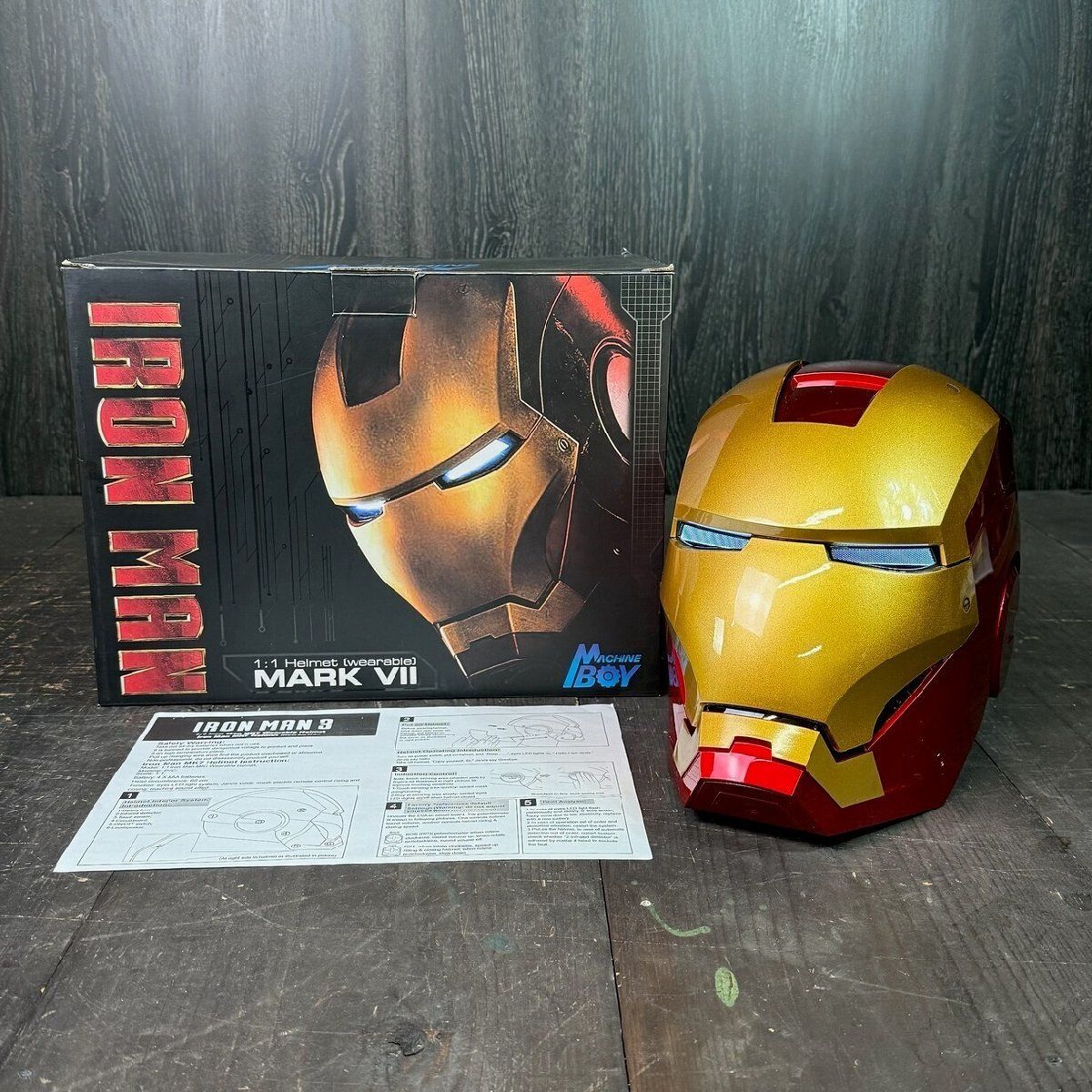 F 3181 アイアンマン 1 Helmet wearable ヘルメット M 5