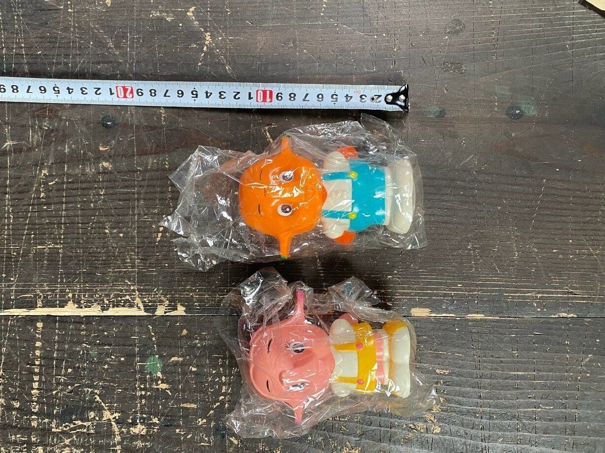 F 3183 サトちゃん サトコちゃん ソフビ 佐藤製薬 当時物 昭和レトロ M 2