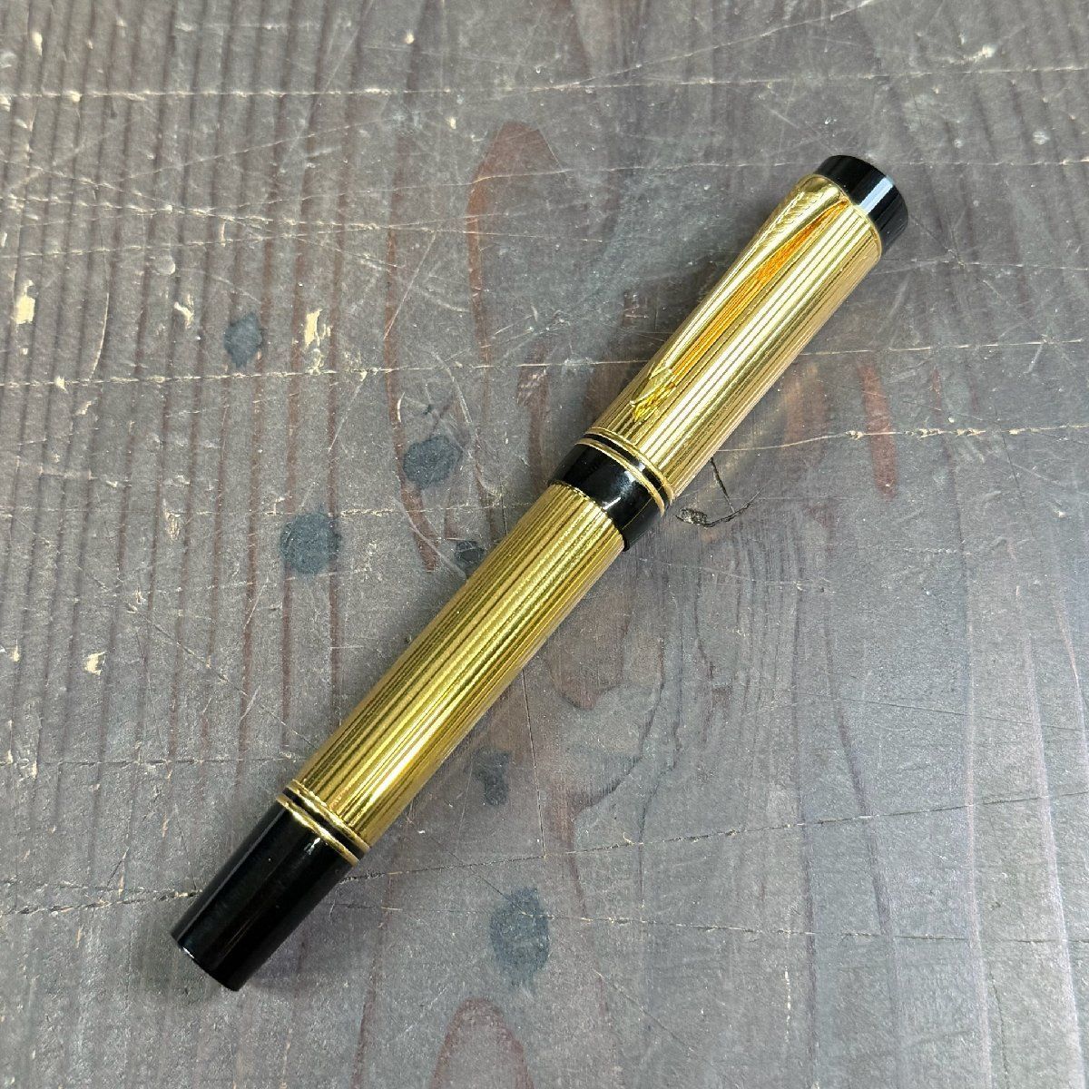 F 3252 PARKER パーカー デュオフォールド 万年筆 ペン先 18 K 750 DUOFOLD M 2