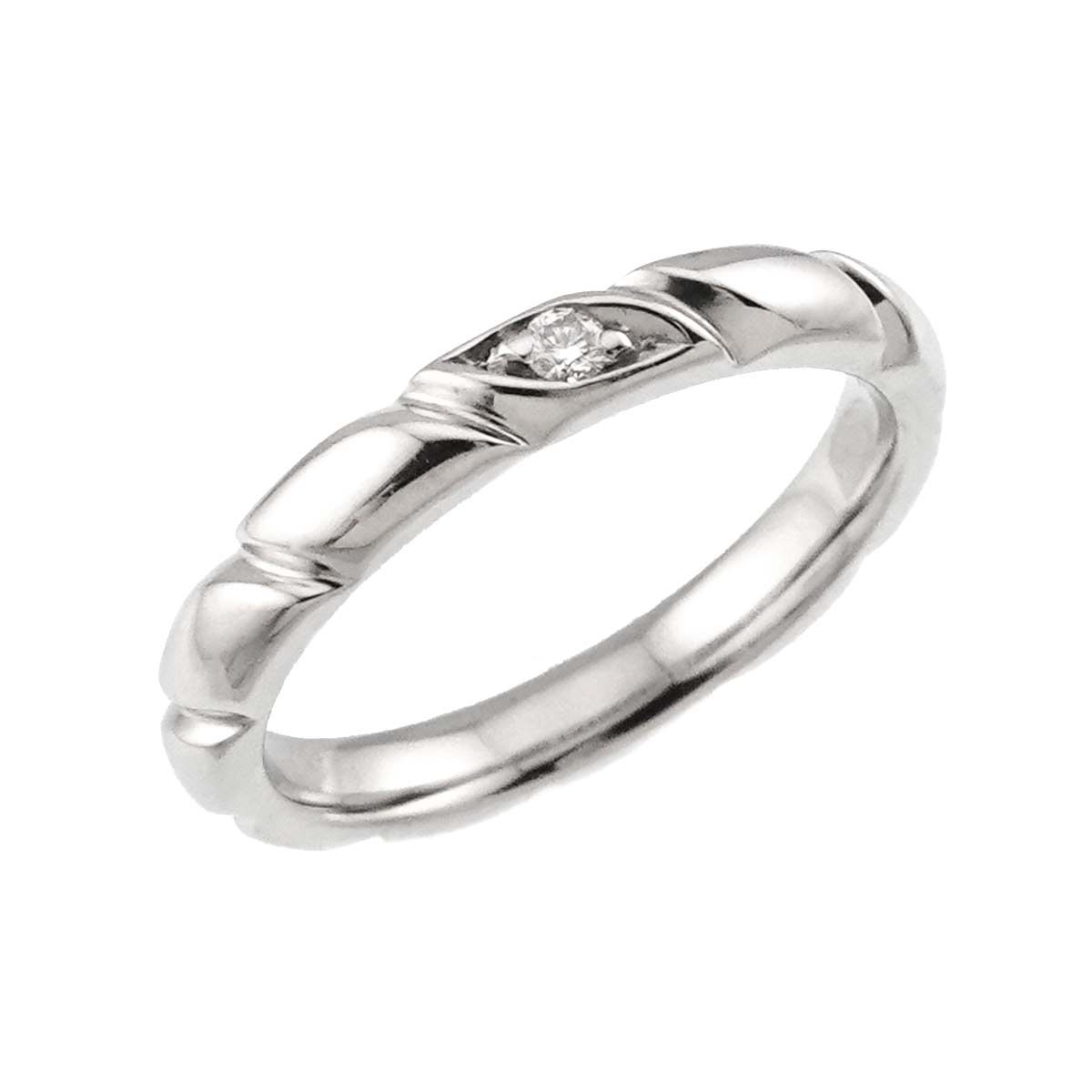 ショーメ CHAUMET トルサード #45 リング ダイヤ 1P Pt プラチナ 指輪