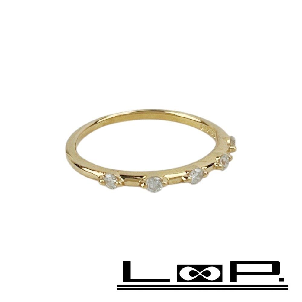 23区 新同 リング 指輪 アクセサリー ダイヤ D 0 16 イエローゴールド K 18 11号 1 6 g 492907 13