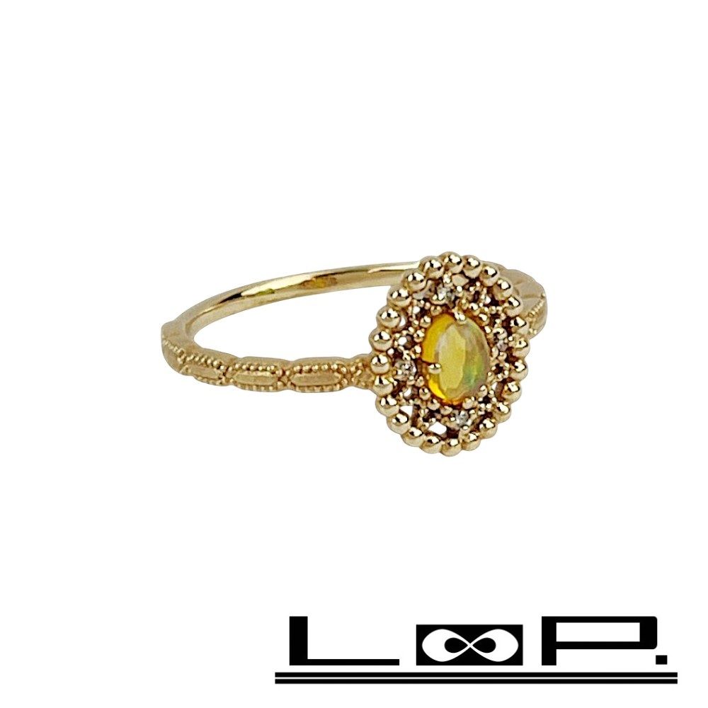 ノンブランド 新同 リング 指輪 アクセサリー ダイヤ D 0 02 イエローゴールド K 10 9号 1 5 g 464539 13