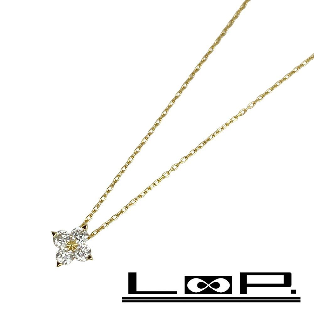 スタージュエリー 新同 ネックレス アクセサリー ダイヤ D 0 13 イエローゴールド K 18 1 g 492839