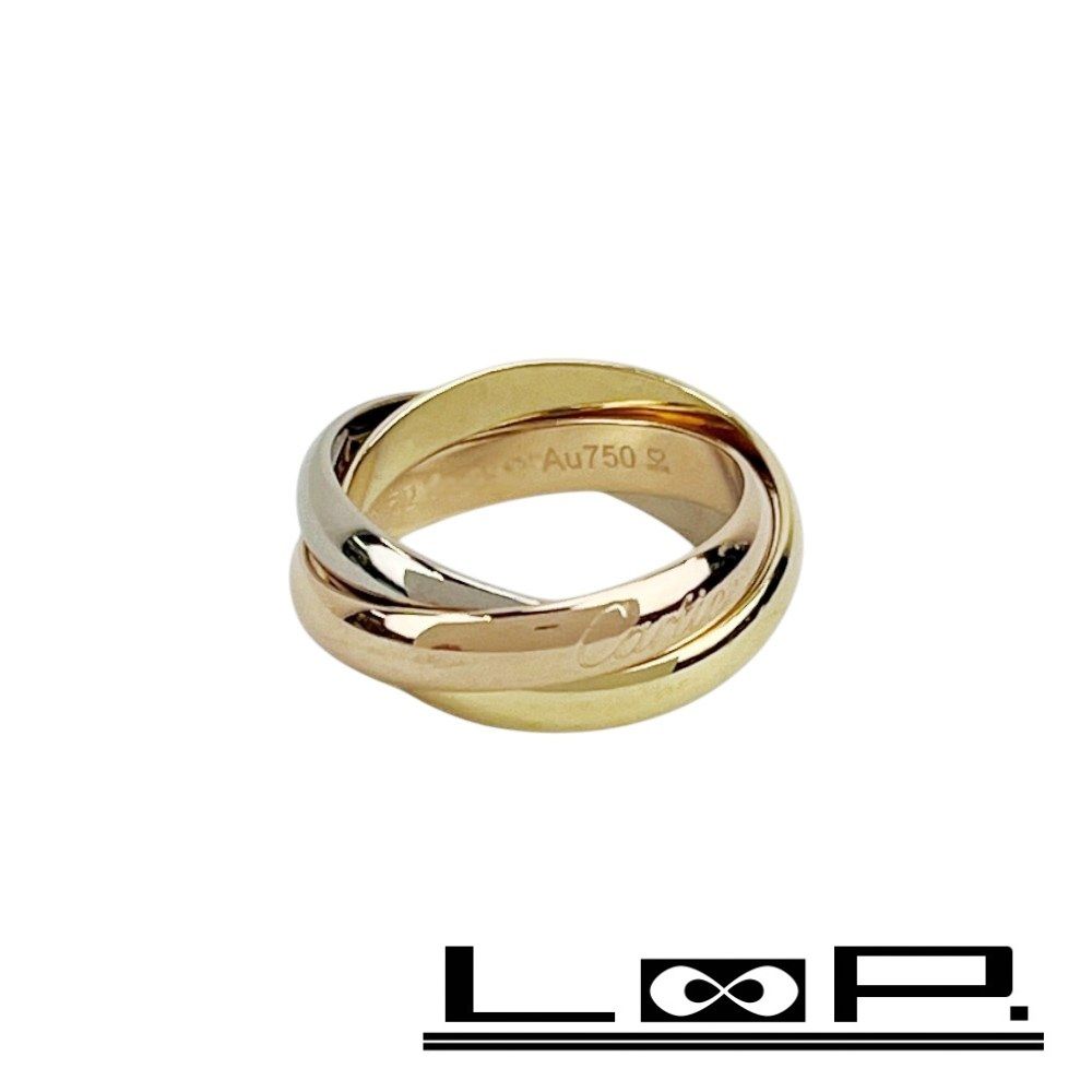 カルティエ トリニティ リング 指輪 アクセサリー シルバー ゴールド K 18 750 YG WG PG 52 8 7 g 501074 5