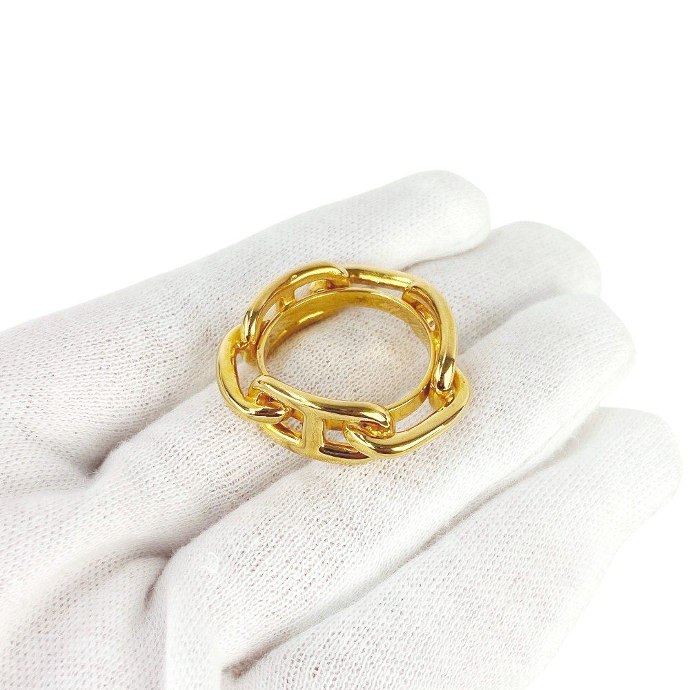 エルメス □美品□ シェーヌダンクル スカーフリング アクセサリー GP