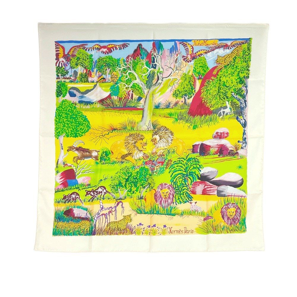 エルメス □新同□ カレ90 スカーフ Nuba Mountain ヌバマウンテン