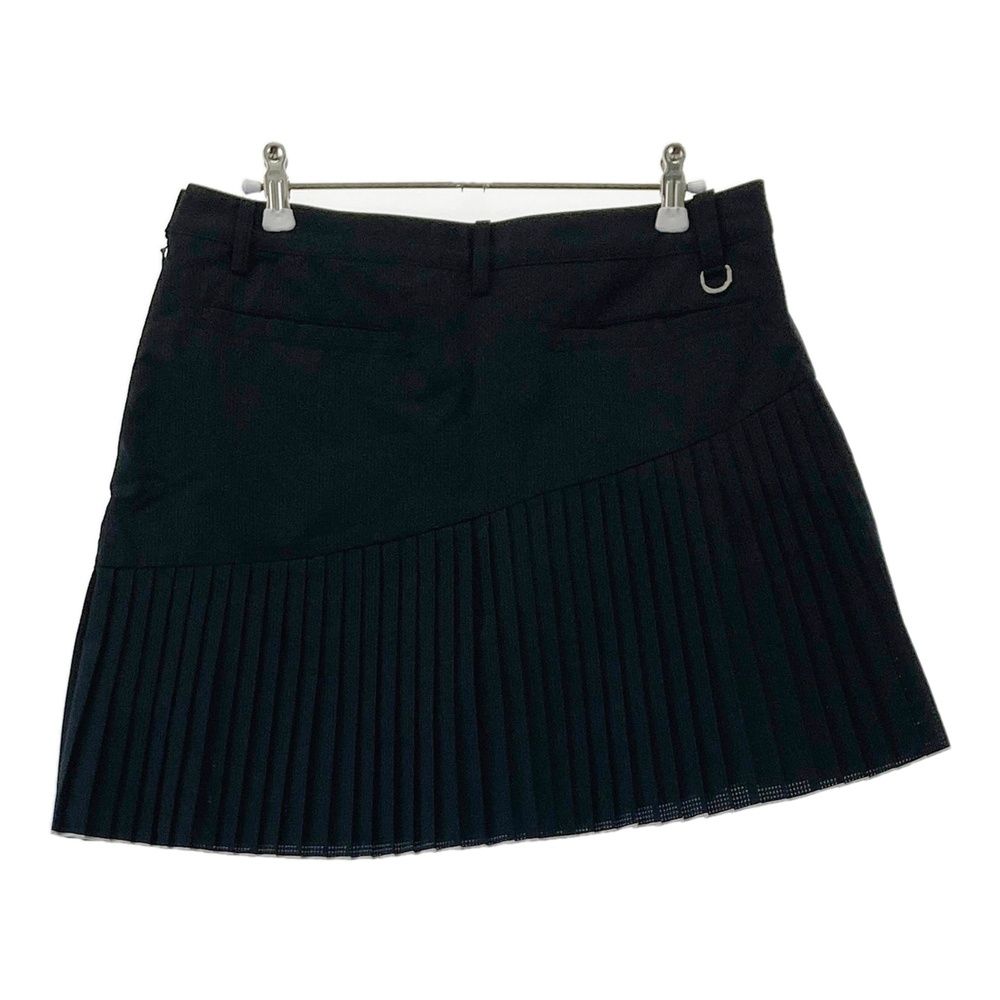 サイズ 15 MUNSING WEAR マンシングウェア 2025年 インナー付 プリーツスカート ドットエアー ブラック系 ゴルフウェア レディース ストスト