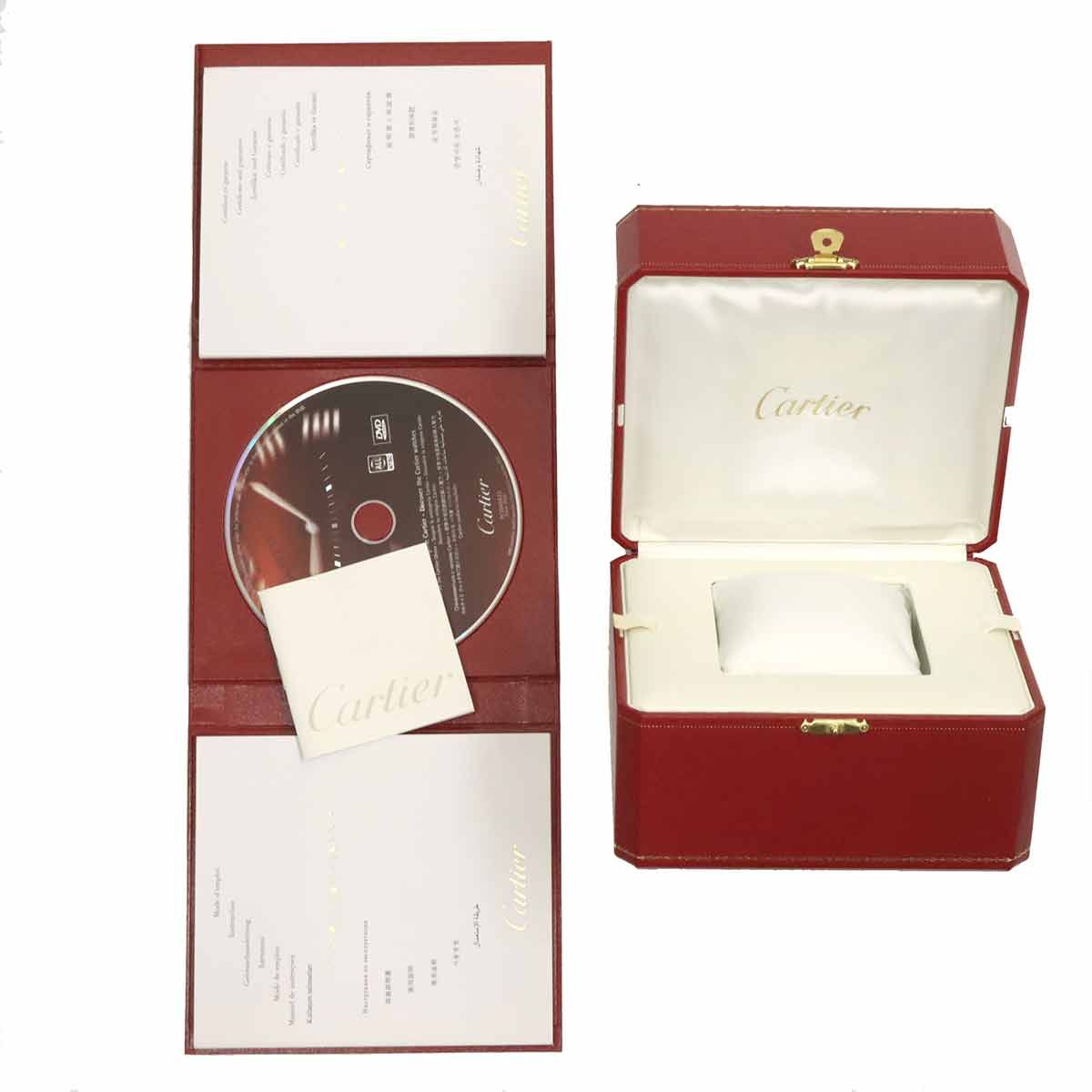 カルティエ Cartier ロードスターSM レディース 腕時計 デイト ピンク クォーツ ウォッチ Roadster SM