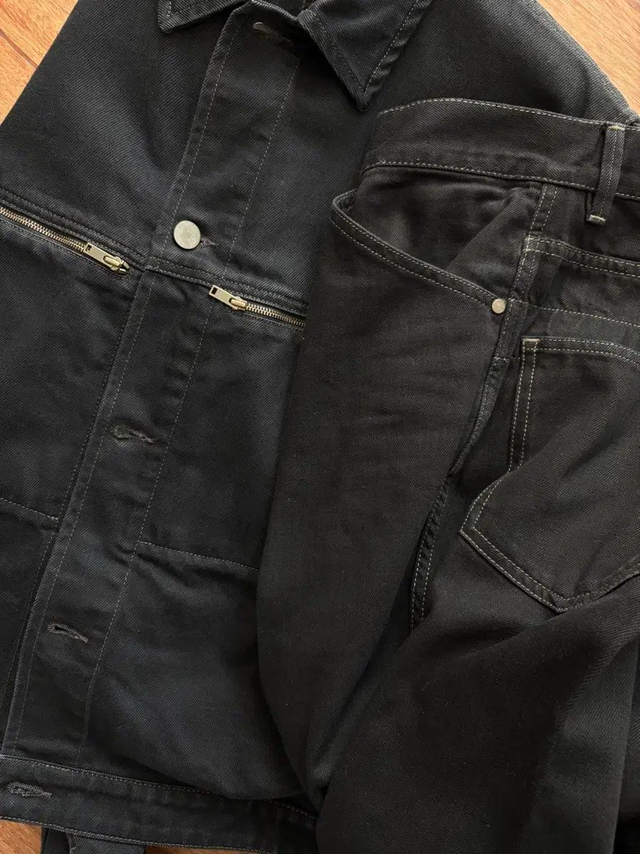 50 ルメール デニム セットアップ トラッカー ブーツカット