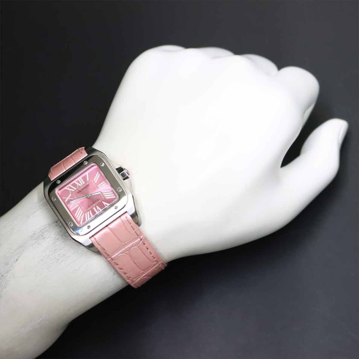 カルティエ Cartier サントス100 MM W20133X8 100周年記念モデル 