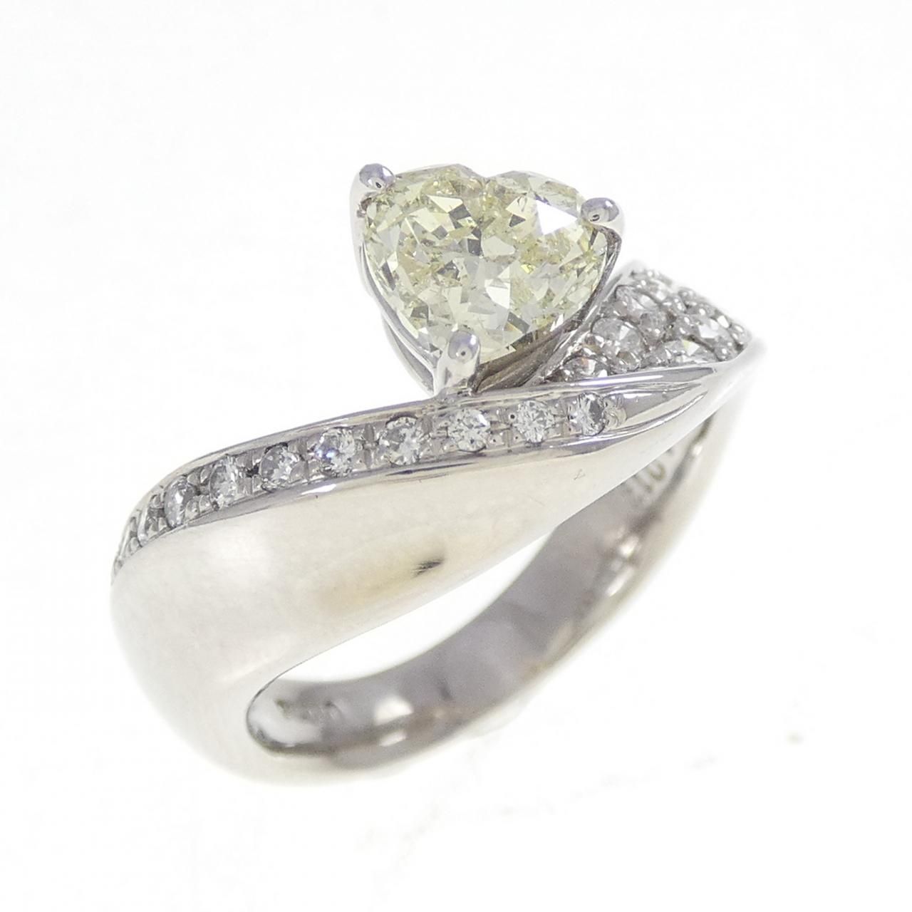 PT 900 ハート ダイヤモンド リング 1 012 CT