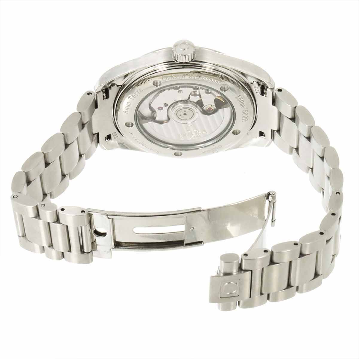  オメガ OMEGA シーマスター アクアテラ コーアクシャル 2503 50 メンズ 腕時計 デイト ブラック オートマ 自動巻き Seamaster 90308051 ハイネック 自動巻き時計 腕時計(アナログ)