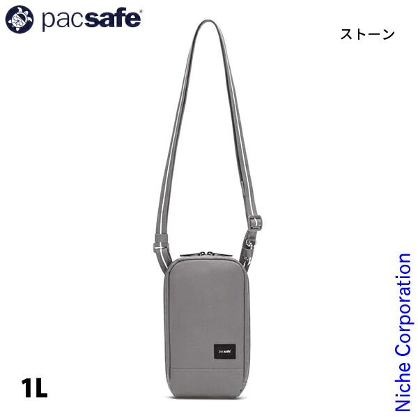 パックセーフ RFIDセーフ テッククロスボディ 146 ストーン