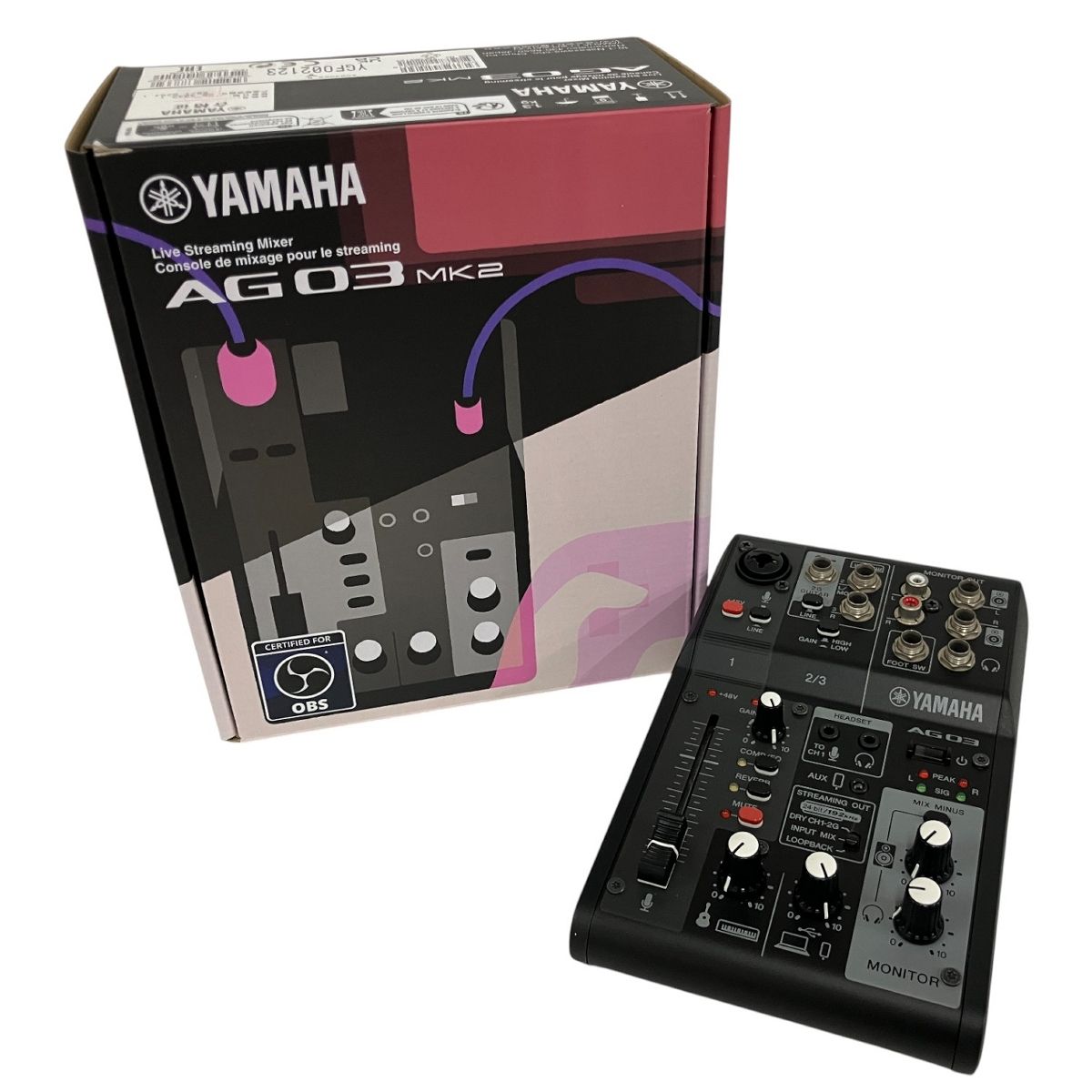 YAMAHA ヤマハ AG 03 MK 2 ライブストリーミングミキサー 音響機材