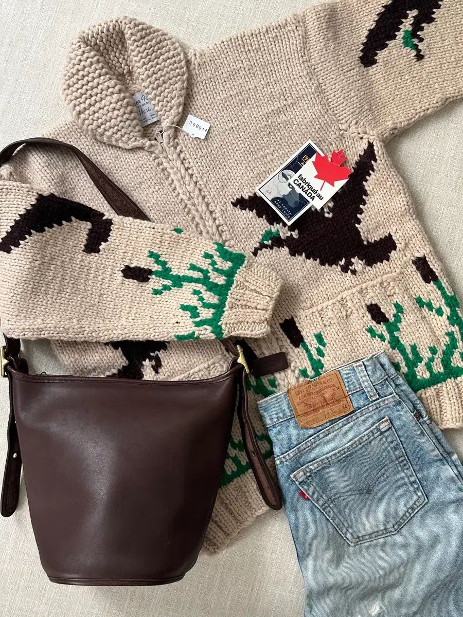 カナダ メリノウール カウチン ジャケット ♥ ユニセックス