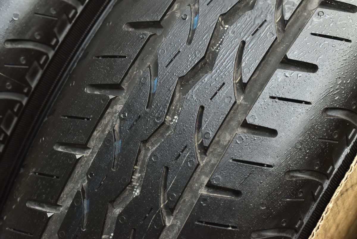  新車外し品 ホンダ N VAN 12 in 4 J 40 PCD 100 ヨコハマ JOB RY 52 145 80 R LT バモス 流用 ノーマル戻し 交換用 12インチ以下 タイヤ ホイールセット