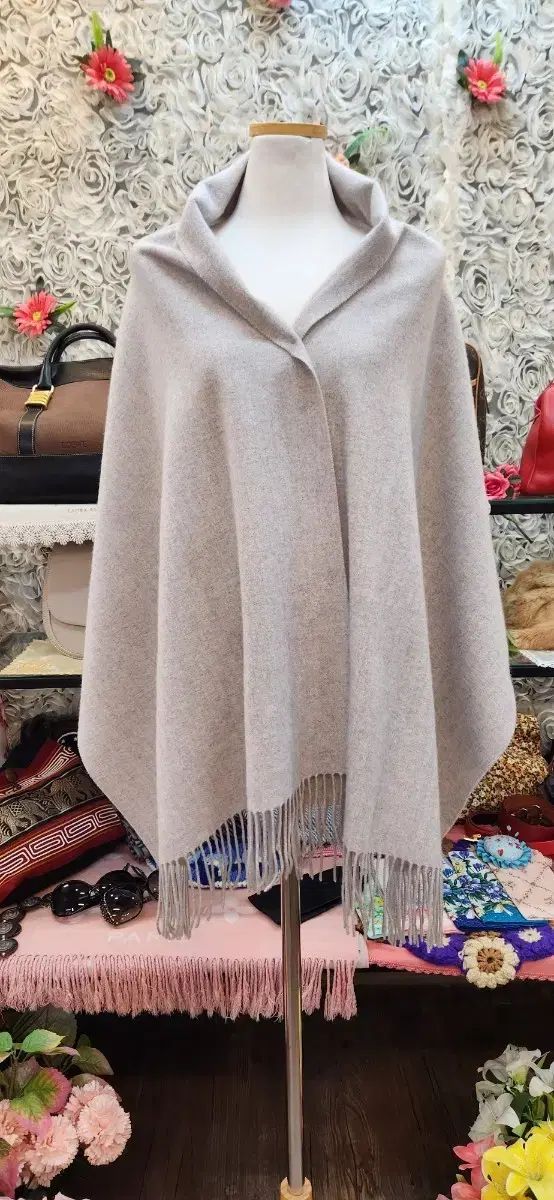 ボルサリーノ カシミア オーバーサイズ ショールマフラー