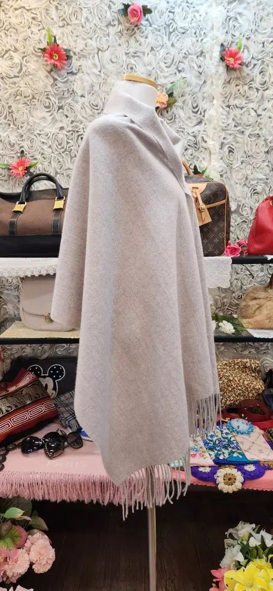 ボルサリーノ カシミア オーバーサイズ ショールマフラー