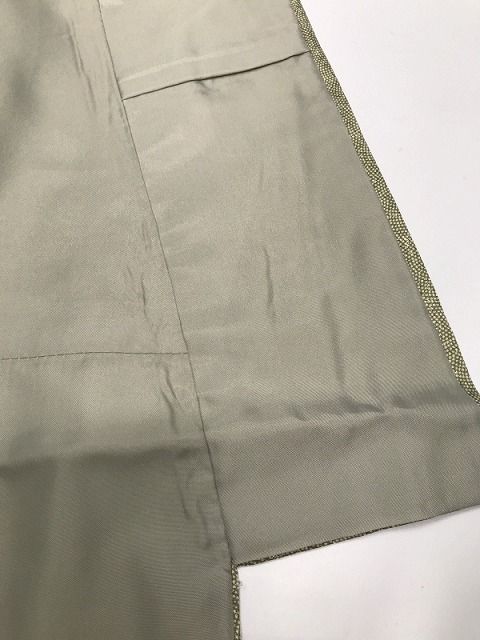 グリーン地に鮫小紋柄江戸小紋