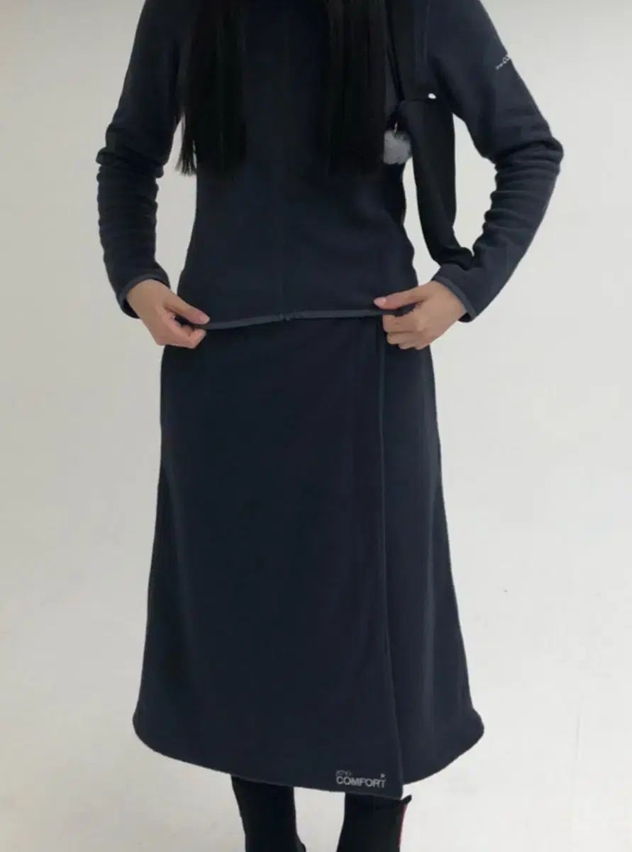 JiCHOIコンフォート 22 006 ラップフリーススカート