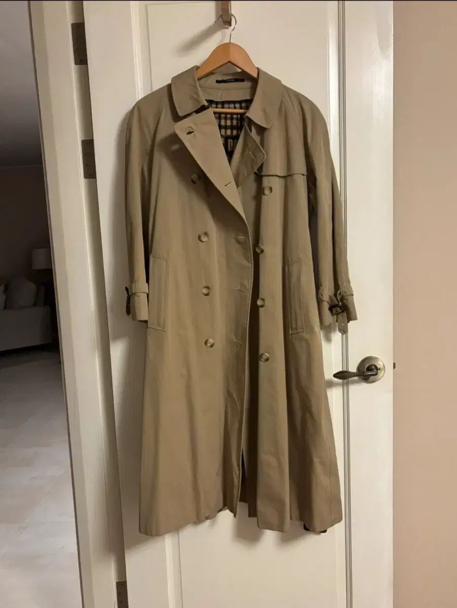 ダックス トレンチコート ウール裏地 取り外し