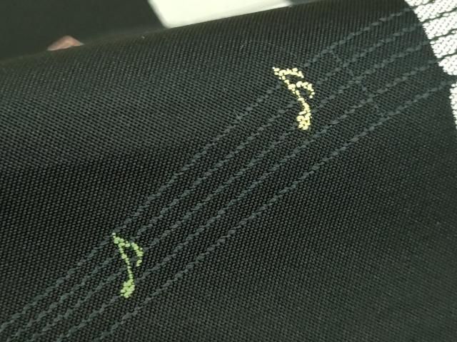 六通柄袋帯 ピアノ