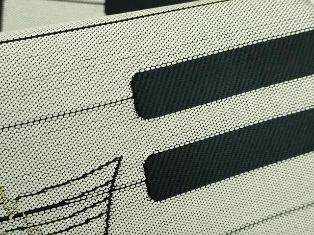  平和屋着物● 上 六通柄袋帯 ピアノ 黒地 kh 6 袋帯 帯