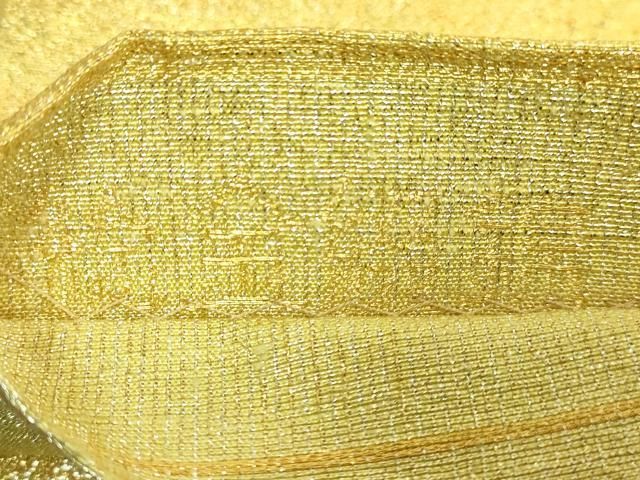  平和屋着物● 上 桝屋高尾 ねん金綴錦 六通柄袋帯 松梅鳳凰文 金銀糸 kh 6 袋帯 帯