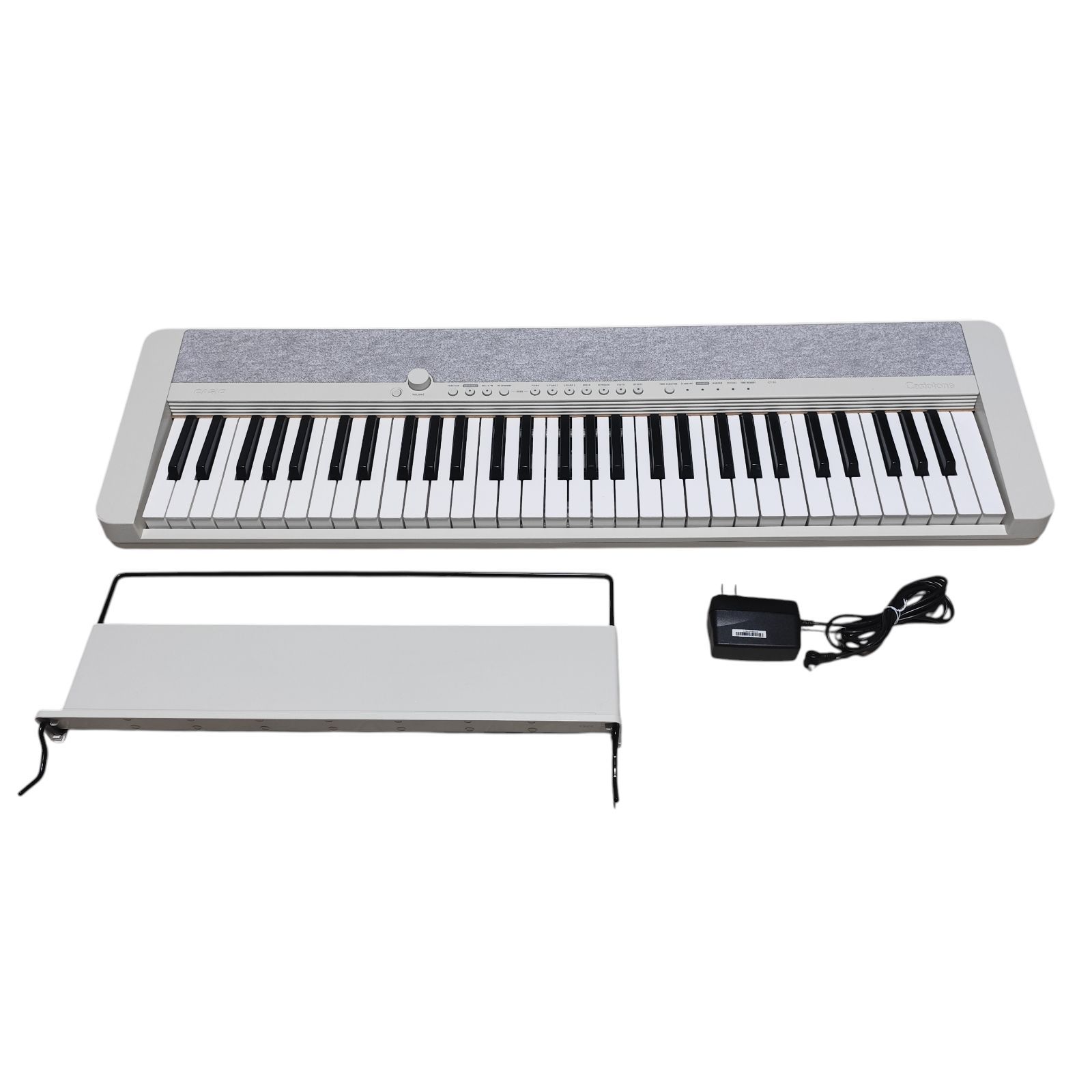 管理番号3456 カシオ CASIO 電子キーボード カシオトーン CT S 1 WE ホワイト ハラミちゃんも愛用の61鍵盤キーボード 高品位な音色を手軽に持ち運び