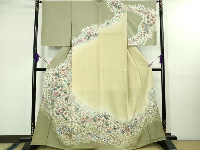 平和屋着物● 上 訪問着 作家物 辻が花 暈し染め ♥ kh 6