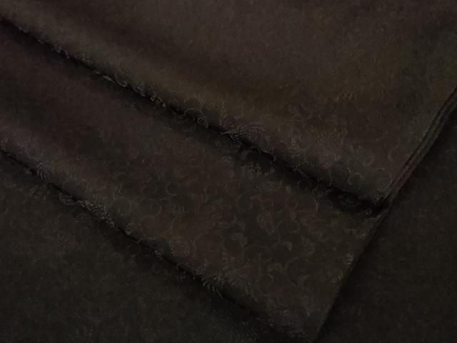 平和屋着物● 上 色無地 鳳凰唐草地紋 鳥羽色 kh 6