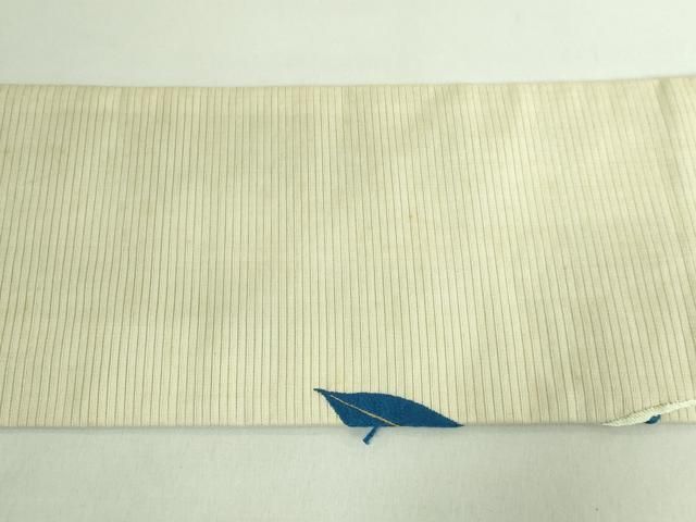 九寸名古屋帯 総手刺繍