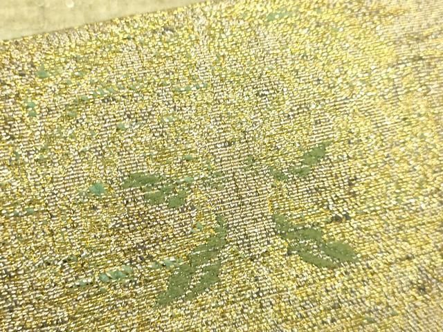 平和屋着物○極上 桝屋高尾 ねん金綴錦 六通柄袋帯 唐織 向鳳凰文 金糸