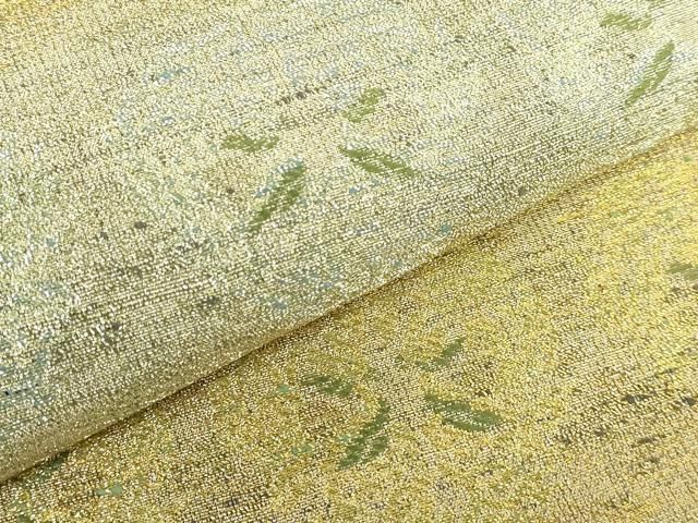 平和屋着物○極上 桝屋高尾 ねん金綴錦 六通柄袋帯 唐織 向鳳凰文 金糸