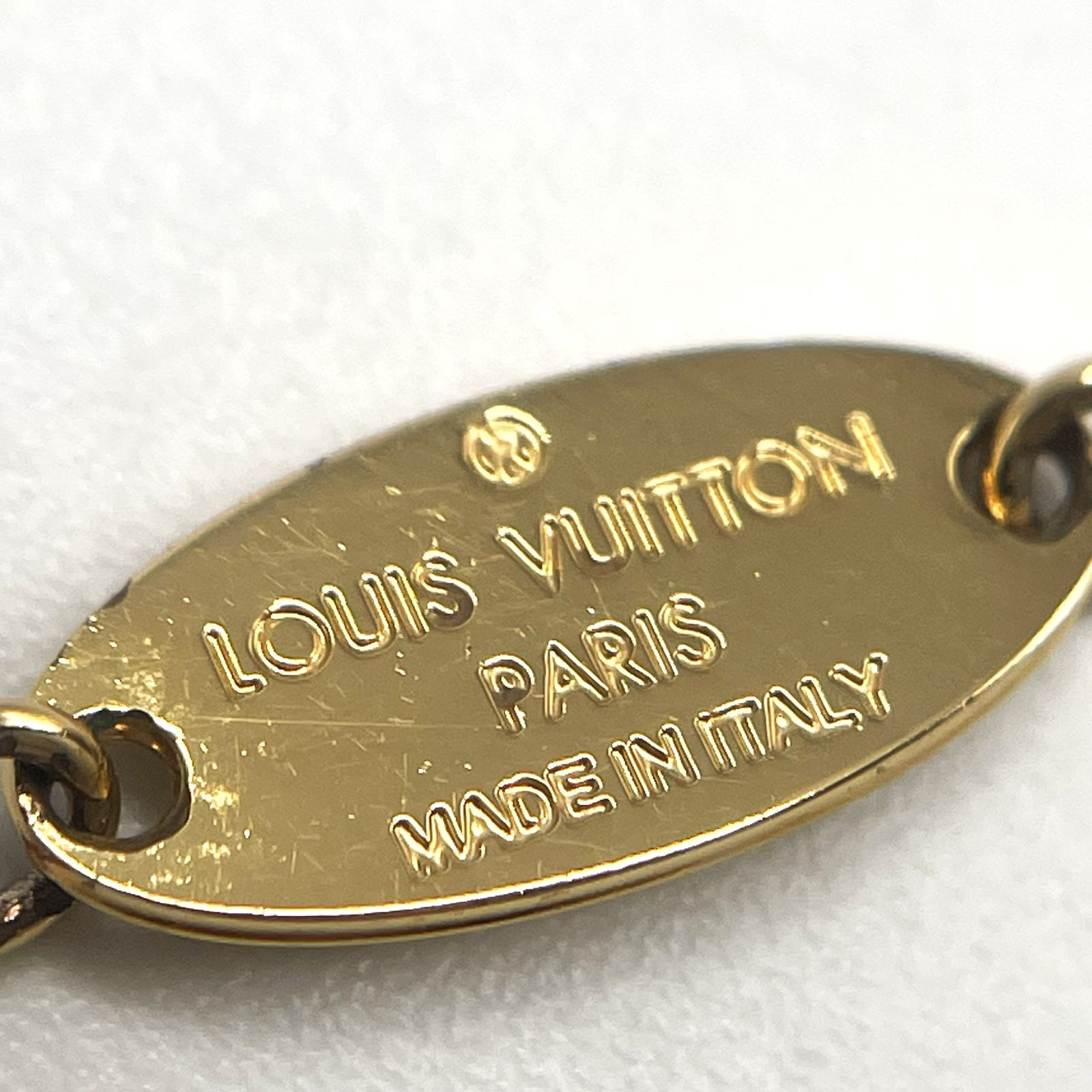 LOUIS VUITTON ルイヴィトン エッセンシャルV ゴールド ネックレス 