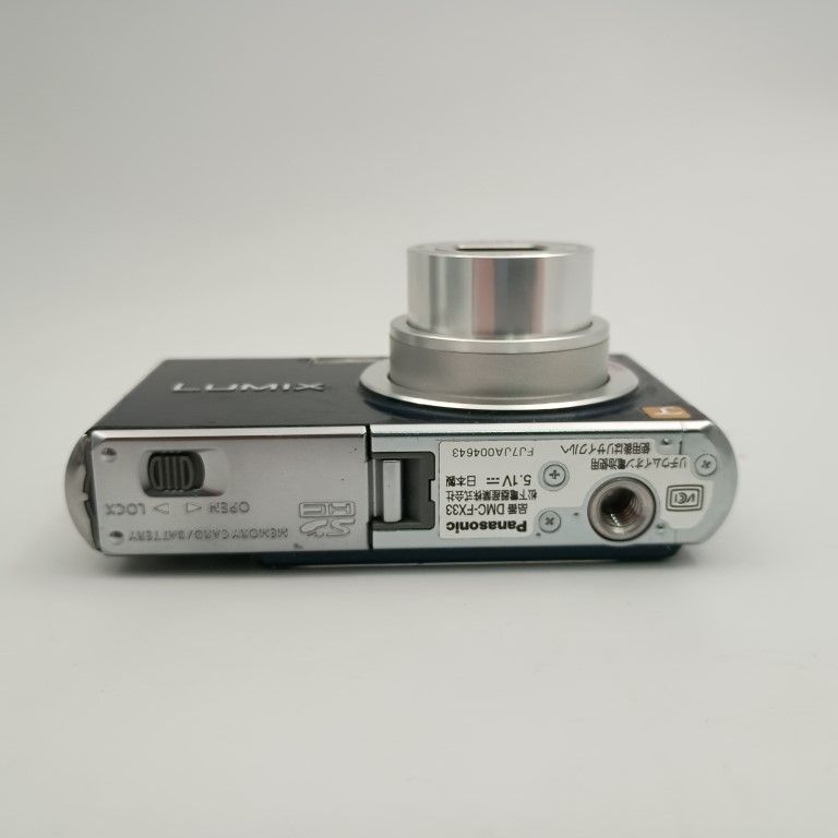 Panasonic LUMIX DMC-FX33 ブルー コンパクトデジタルカメラ 〇 【公式