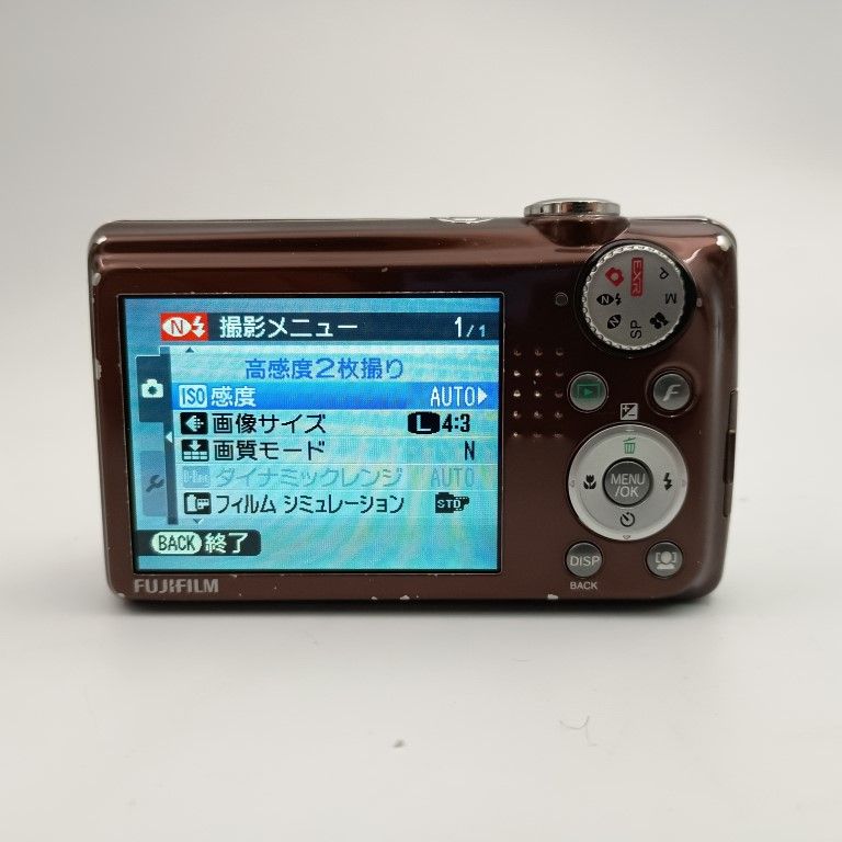FUJIFILM Finepix F70EXR ブラウン コンパクトデジタルカメラ 〇