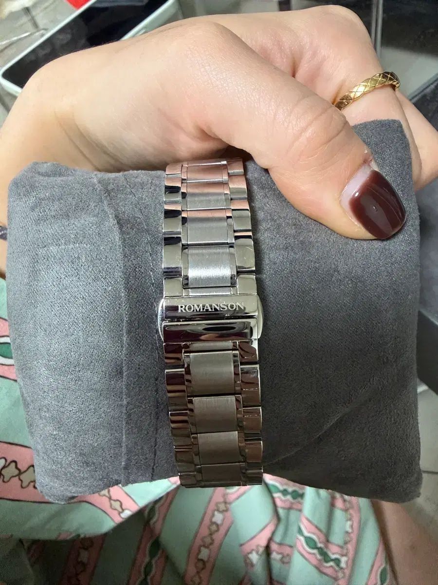 メンズ ROMANSON ロマンソン メタル 時計