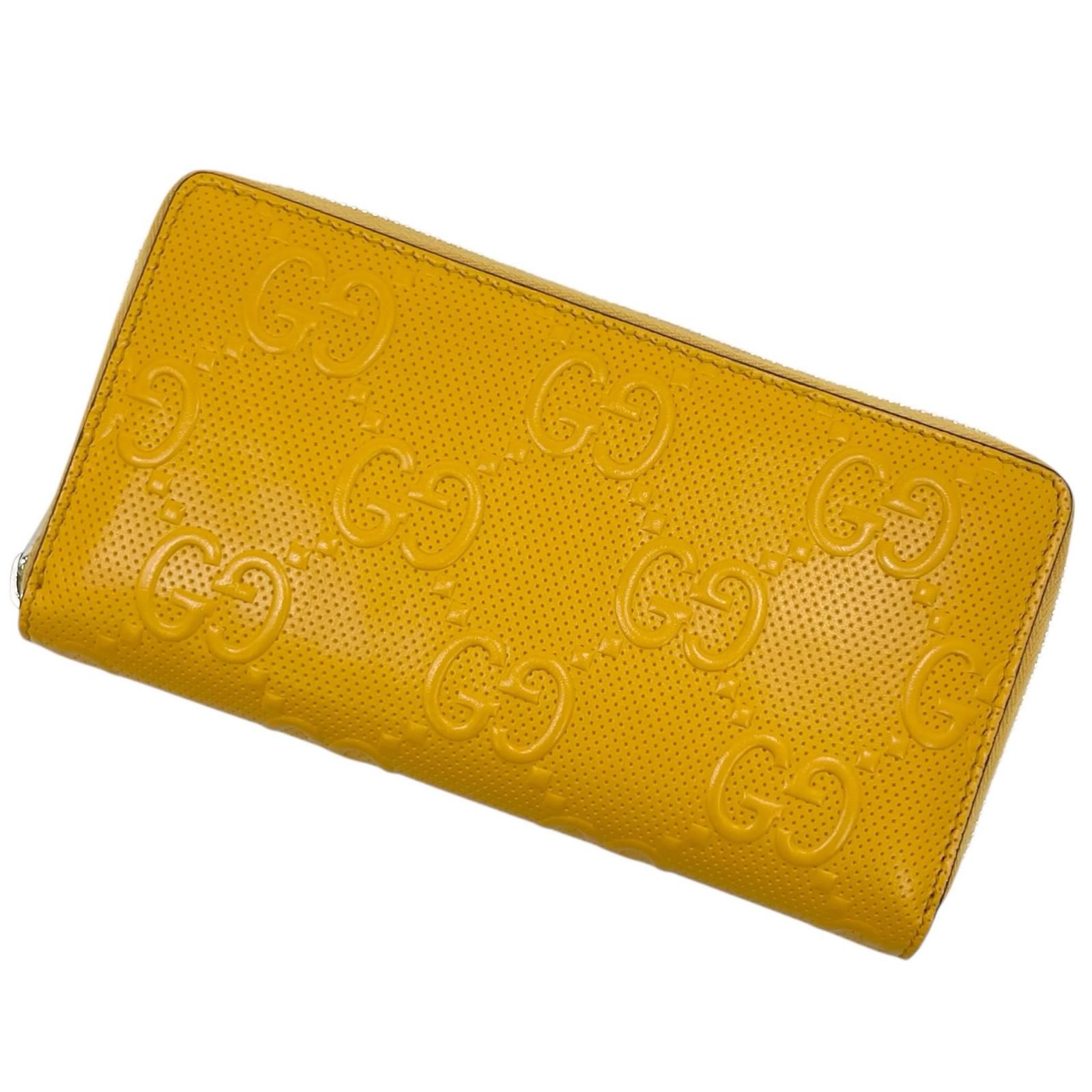 中古】GUCCI | グッチ GGエンボス ラウンドファスナー長財布 625558 
