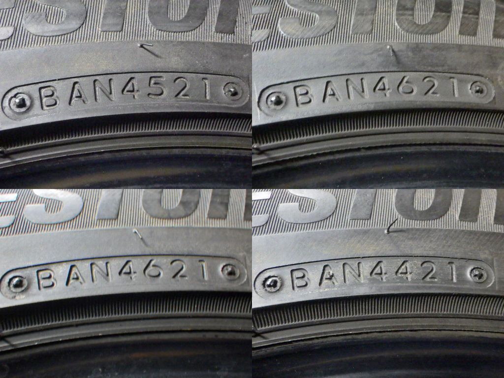  SR 438 ●2021年製造 約8部山●BS BLIZZAK VRX 3●235 50 R 18●4本 12インチ以下 スタッドレス